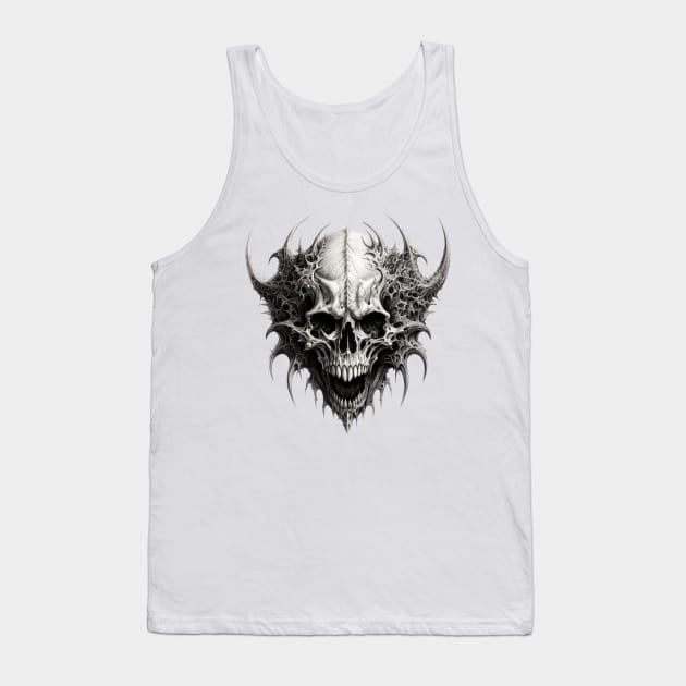 demogorgon skull Tank Top by Aldrvnd